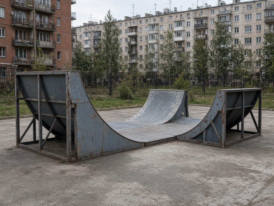 Рампы у спорткомплекса Ватан